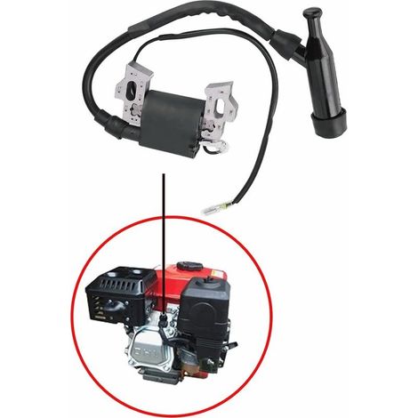 Bobine d'allumage pour générateur essence 168F-170F Performance d'allumage améliorée Installation facile Compatible 2KW/3KW (1/5)
