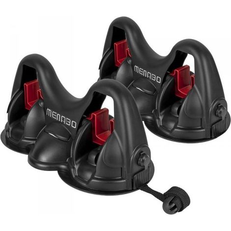 MENABO HIMALAYA Portasci magnetico per auto dal design aerodinamico Per 2 paia di sci con bastoncini (1/3)