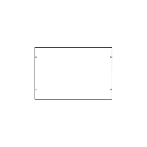 Pannello frontale cieco Hager 400x600mm UC235