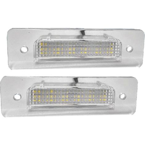 LED-Kennzeichenbeleuchtung hinten für BMW E30, E12, E28, E24, E23, E26 (Autozubehör) 63261372766, 63261354665, Edition 0617