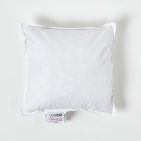 HOMESCAPES Duck Feather Cushion Pad - Luxury Cushion Filler and Inserts 35 x 35 cm (14 x 14")