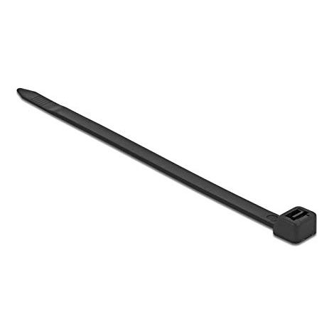 DELOCK LOT DE 10 SERRE-CÂBLES NOIR 500 X 8,8 MM 18989