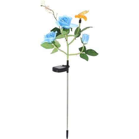 Lampe solaire LED extérieure imitation rose Lampe abeille Lampe décorative pour pelouse et jardin (1/5)