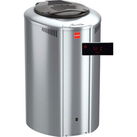 Harvia Forte AF9 9 kW Saunaofen Stainless mit Saunasteuerung Xafir Bedienteil (1/4)