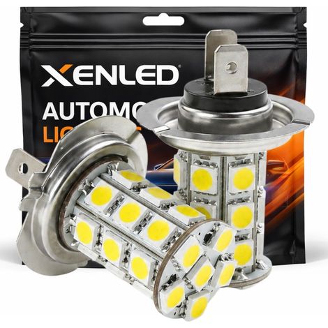 2 x Ampoules H7 LED SMD 27 LED - Lampe de signalisation - 12V (1/4)