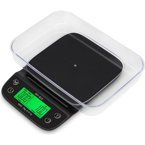Mini balance de laboratoire, balance de poche, précision 0,01 g, balance électronique pour bijoux avec écran LCD rétroéclairé, fonction tare, comptage de pièces (1/5)