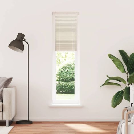 vidaXL Store plissé 40x200 cm Crème (1/5)