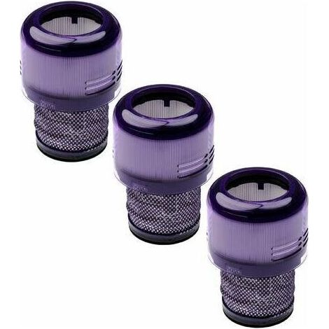 Kit de 3x Filtres d'aspirateur compatible avec Dyson V11 Outsize, V15 Detect Absolute aspirateur sans-fil - Filtre anti-saleté (1/4)