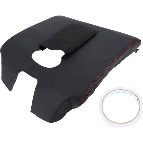 Housse de console centrale en cuir PU résistant à l'eau, confortable et anti-rayures, protection d'accoudoir pour BMW 1500, 2500 et 3500 (2014-2018), noir (1/5)