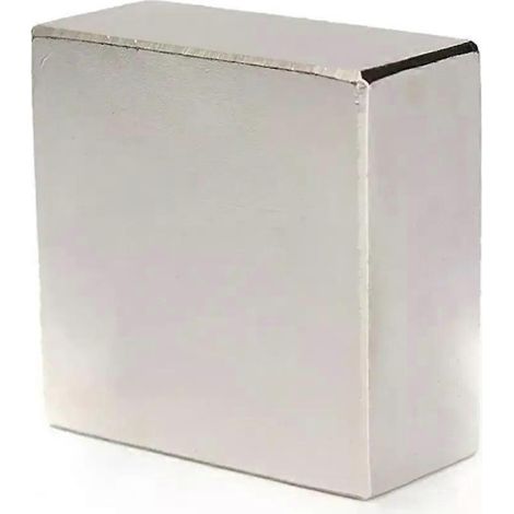 Aimants de réfrigérateur en néodyme (terres rares) blocs cubiques ultra-puissants 40 x 40 x 20 mm matériau N52 (1/4)