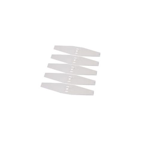 Juego de 5 accesorios para desbrozadora inalámbrica, cuchillas de repuesto de metal, cuchillas para cortar césped inalámbricas, accesorios para césped, jardín y terrenos agrícolas - Crezuo