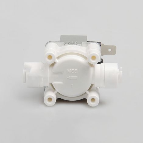 Verschleißfestes 24V-Magnetventil für Wasserreiniger, 1/4-Zoll-Einlass, kompatibel mit Haushaltsfiltern und Umkehrosmoseanlagen, zuverlässiges Ersatzteil. (1/5)