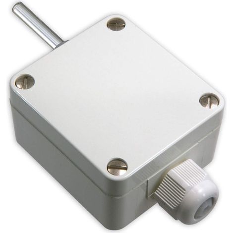 iOVEO 206AF02202 - Misuratore di temperatura esterna, Sonda di temperatura da esterno, segnale di uscita regolabile: 0-10 V o 4-20 mA, sensore in eccesso. Tubo di protezione. (1/3)