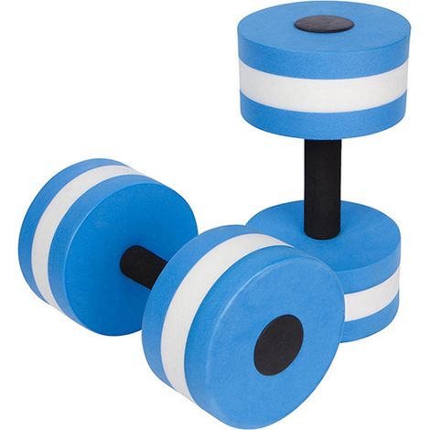 Lot de 2 haltères aquatiques avec résistance pour piscine, idéales pour le fitness aquatique, le renforcement des bras et la natation. Convient aux femmes et aux hommes. (1/5)