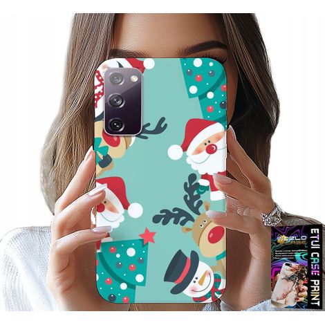 Custodia per Samsung Galaxy S20 FE - Babbo Natale, renne, pupazzo di neve, motivi natalizi (1/5)