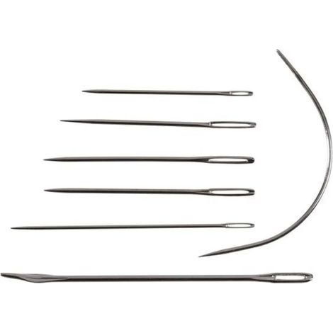 Set de agujas de coser Euromarine con estuche portátil 7 piezas (1/3)