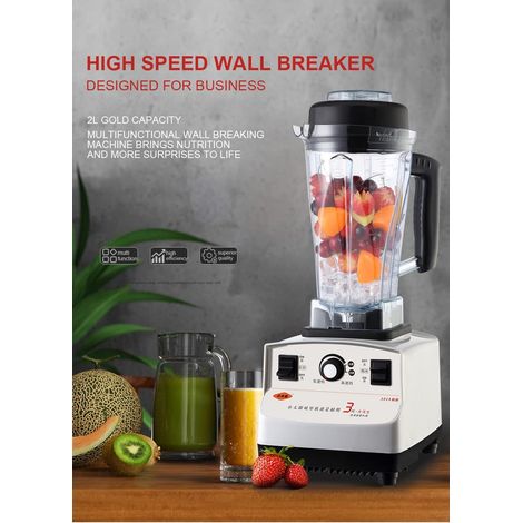 High-speed blender for milkshakes and smoothies, commercial home soy milk machine, auxiliary juicer for kitchen, ice crusher, frozen dessert maker (1/5)
