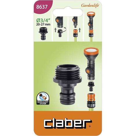 Innesto Art 8637 3/4 Maschio Claber Filetto Femmina. Perfetta Tenuta D