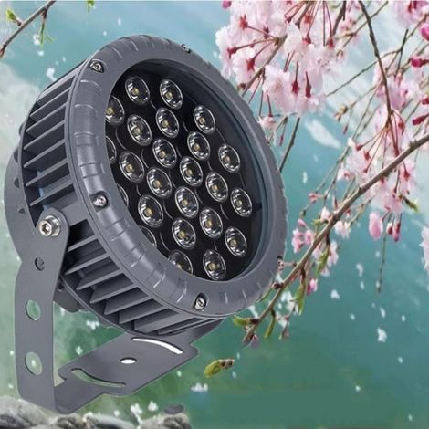 Projecteur D'extérieur À LED, Orientable Et Étanche IP65, Idéal pour Les Jardins, Les Pelouses, Les Allées Et Les Paysages(Green,9W(AC85-265v)) (1/5)