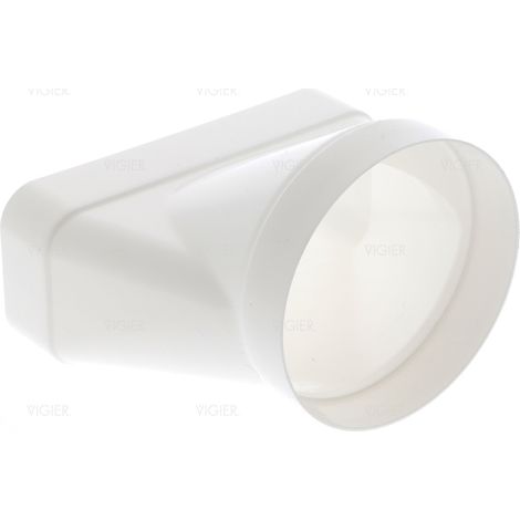 Novy – Adaptateur double femelle tubage plat 906406 – Raccord laiton – Filetage plomberie – Diamètre intérieur 153 mm – Dimensions 90x223 mm
