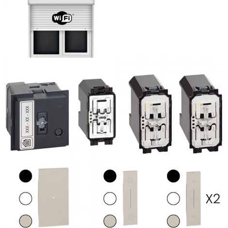 Bticino Kit gestione tapparelle Centralizzato APP Wireless Living Now - K2010KITN nr.02 Tapparelle