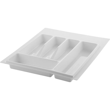 Economy Besteckeinsatz S72 490x390x45mm Besteckkasten Kunststoff weiß
