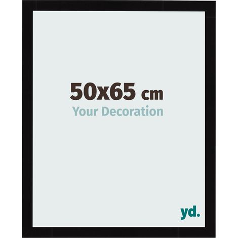 yd. - Cadre photo 50x65 - Noir Brillant - MDF - Bologna (1/5)