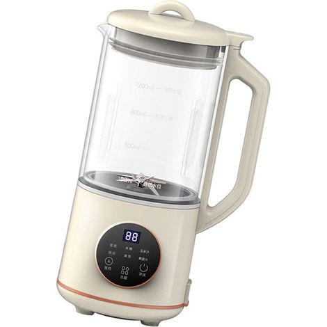 Petit mixeur de cuisine multifonctionnel sans filtre, électronique automatique, 220 V, blanc laiteux (1/5)