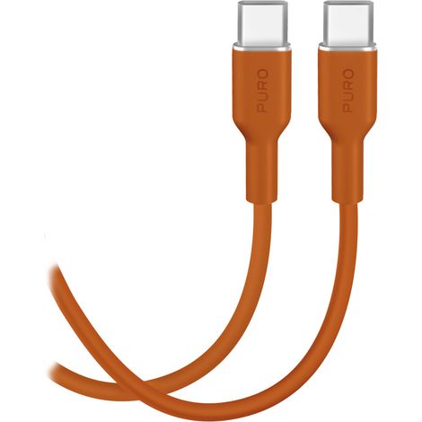 USB-C 60W 1,5m flexibles Kabel – Orange (1/2)