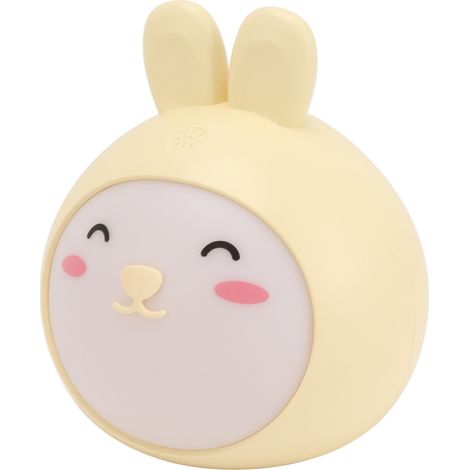 Veilleuse mignonne à 3 niveaux d'intensité, réglable en continu, tactile, rechargeable par USB, jaune (1/5)