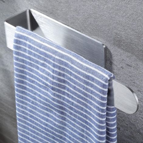Portasciugamani da bagno 23 cm, portasciugamani adesivo, porta strofinaccio da cucina SUS304 (1/5)