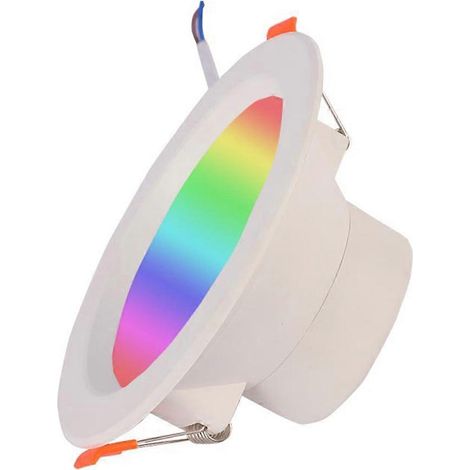 Smart Life Downlight WiFi Dimmbare Runde Spotleuchte RGB-Farbwechsellicht