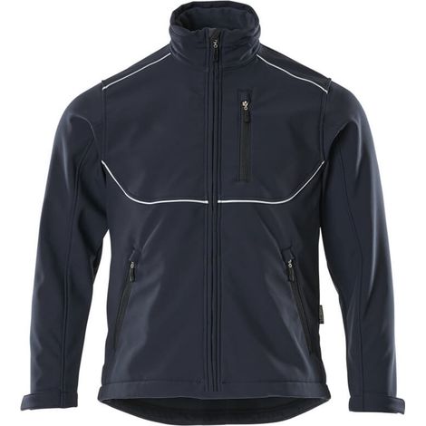 Mascot Softshelljacke INDUSTRIE TAMPA 10001, Gr. 3XL schwarzblau (1/4)