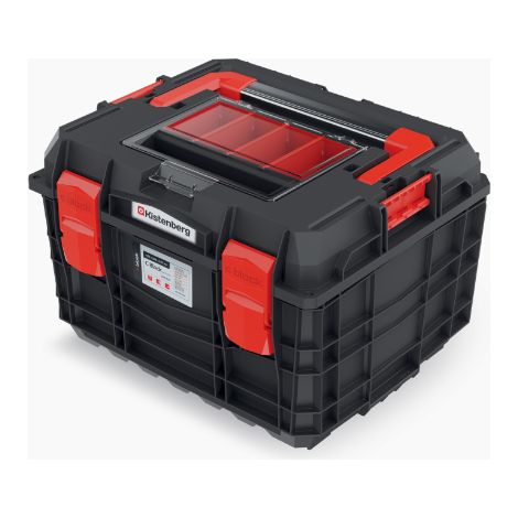 Kistenberg C BLOCK ALU LOG, caja de herramientas con organizador, 30 compartimentos, resistente y duradera, ideal para profesionales y aficionados.