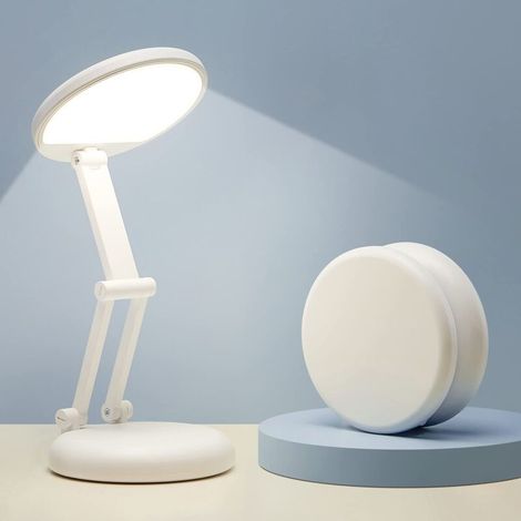 Lampe de Bureau LED Lampe sans Fil, Lampe LED Rechargeable Lampe de Chevet, 8 Luminosité Lampe LED Rechargeable, Lampe de Chevet Tactile, Lampe Bureau LED Lampe sans Fil, Lampe de Bureau LED