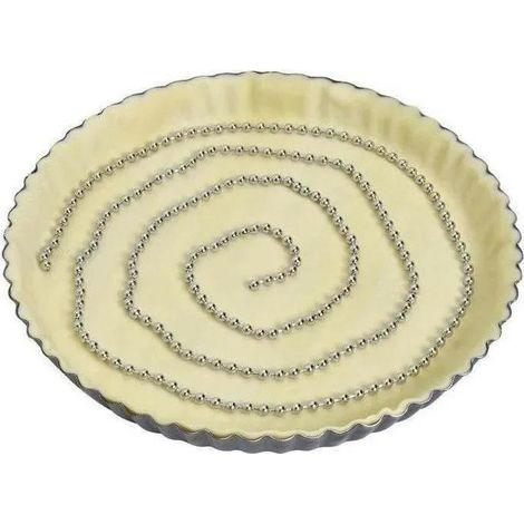Lacor Kugelkette aus rostfreiem Stahl 32 cm silber