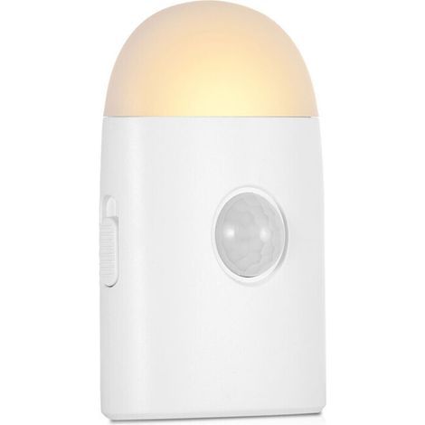 LED-Nachtlicht mit Bewegungsmelder (1 Stück), USB-wiederaufladbares Nachtlicht, Lichtsensor-Nachtlicht, Schrankleuchte (1/4)