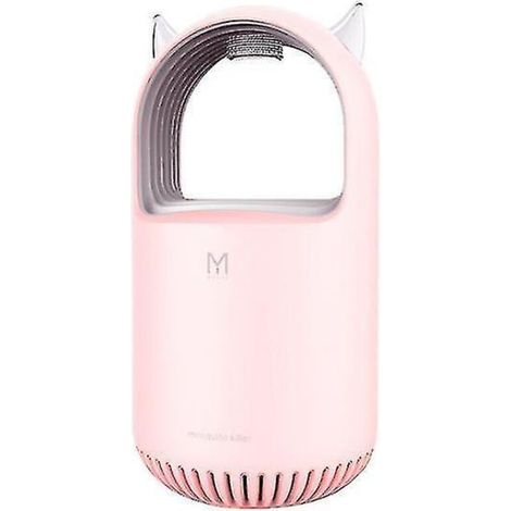 Lampe anti-moustiques d’intérieur USB à la maison, répulsif anti-moustique physique au toucher léger (rose), Ensoleillé