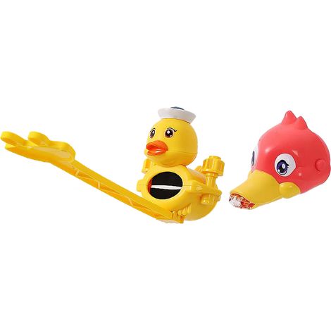 Cartoon-Wasserhahnverlängerungsset, ABS-Doppelverlängerung, Wassersammel-Set für Kinder, Wasserhahngriffverlängerung für Kleinkinder, Babys und Kinder, Rot (1/5)