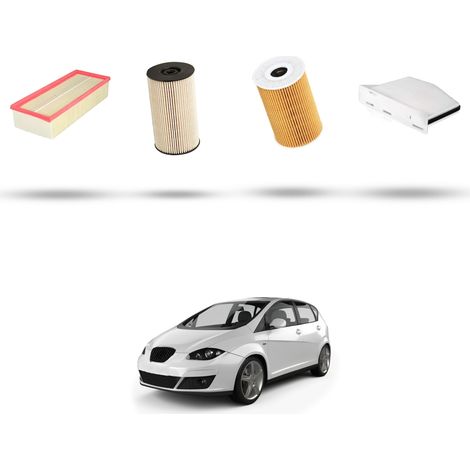 Kit tagliando 4 filtri compatibile con Seat Altea / Altea XL / Freetrack 1.6 TDI 66kw dal 2010 (1/5)
