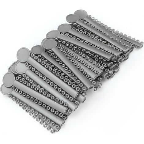 40 attaches ligatures orthodontiques en silicone élastomère dentaire, lot de 40 pièces (1/5)