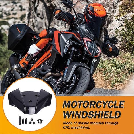 Protection de pare-brise noire pour moto 1290 Super R 2020-2024