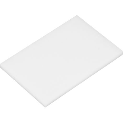 Planche de découpe en cuir insonorisée pour travaux manuels, support plastique blanc résistant. (1/5)