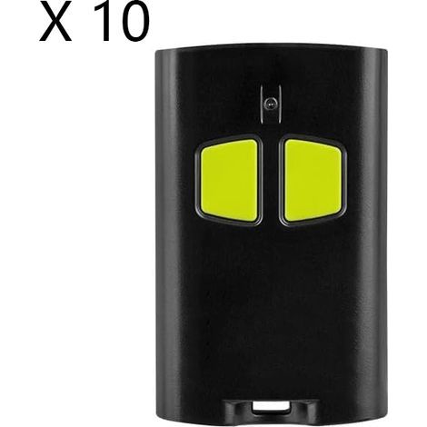 Applicable à Lot de 10 Télécommandes de Portail 2 Canaux (433.92 MHz) - Code Roulant Avancé 128 bits, Compatibles avec Benincà TO.GO 2VA (1/5)