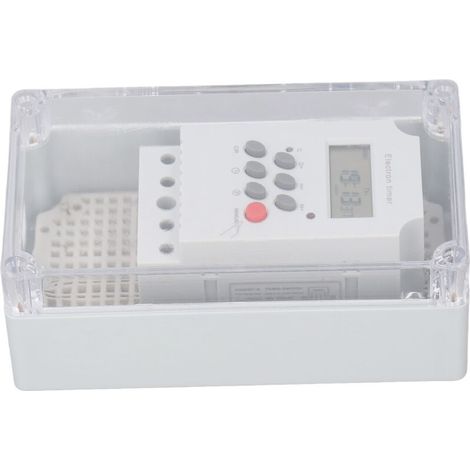 Minuterie de pompe de piscine, boîte numérique étanche, interrupteur de contrôle de temps Programmable pour chauffage, moteur de Spa, DC 12V (1/5)