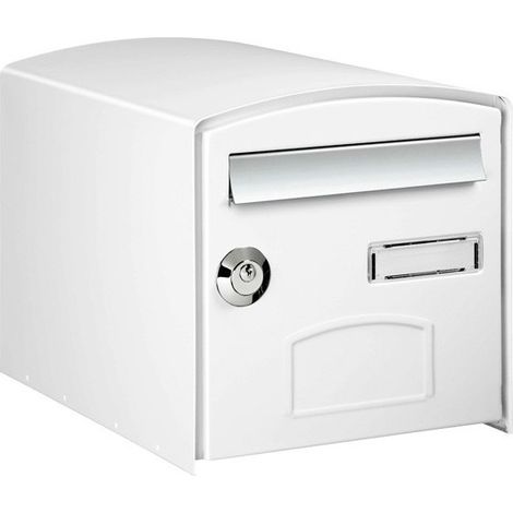 Briefkasten Dome Doppelwandig Weiß Ref 124763