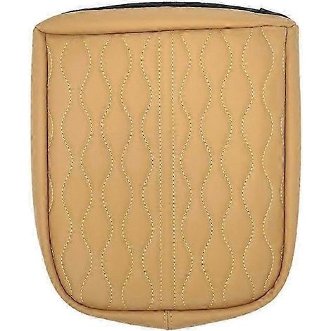 Housse de coussin de console centrale et d'accoudoir couleur camel pour voiture Carnival (1/4)
