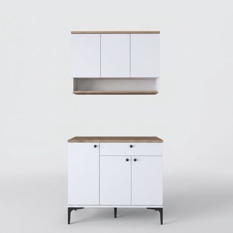 Mehrzweck-Sideboard mit Hängeschrank und Schublade Habitat (1/4)