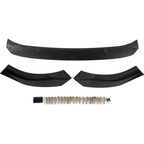 K·SEEK DESIGN 3-teiliger Frontstoßstangenspoiler, kompatibel mit MK8 Standard ab 2021, Mattschwarz (1/5)