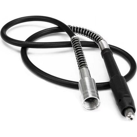 Arbre Flexible - 1 M - Pour Meuleuse Électrique À Mandrin 3,2 Mm - Poignée En Caoutchouc - 2 Pièces (1/5)